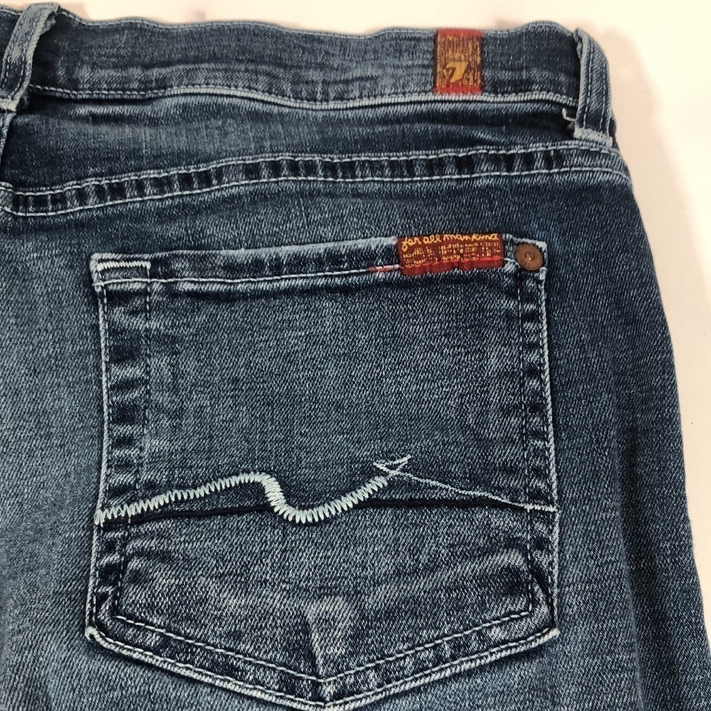 7 For All Mankind Josefina Skinny Boyfriend Jeans, Size 26 - Picture 5 of 13